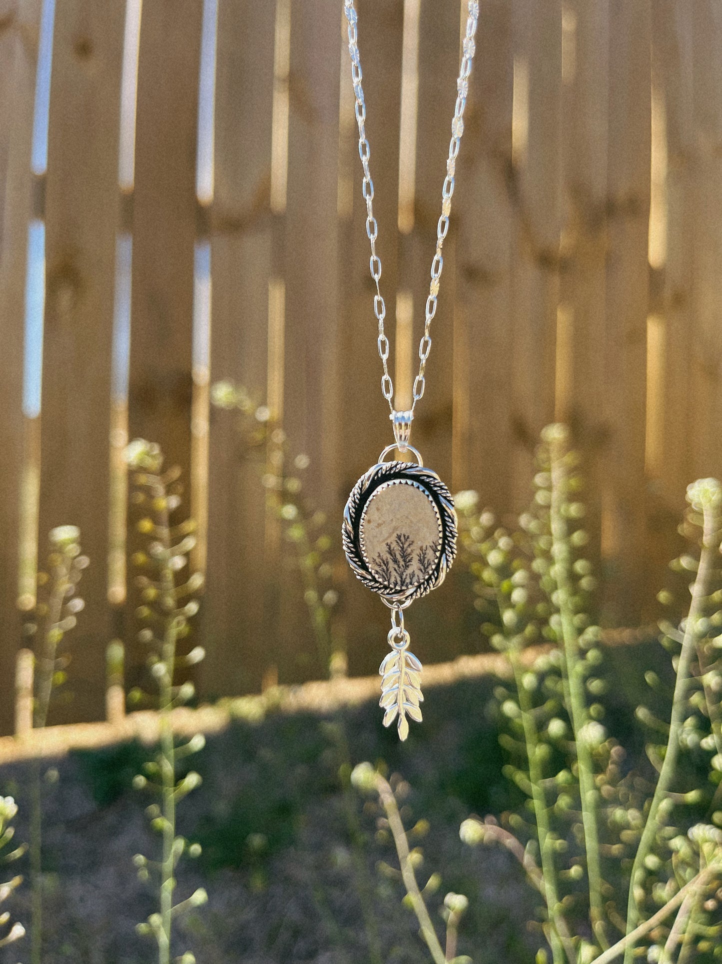 german dendrite agate necklace