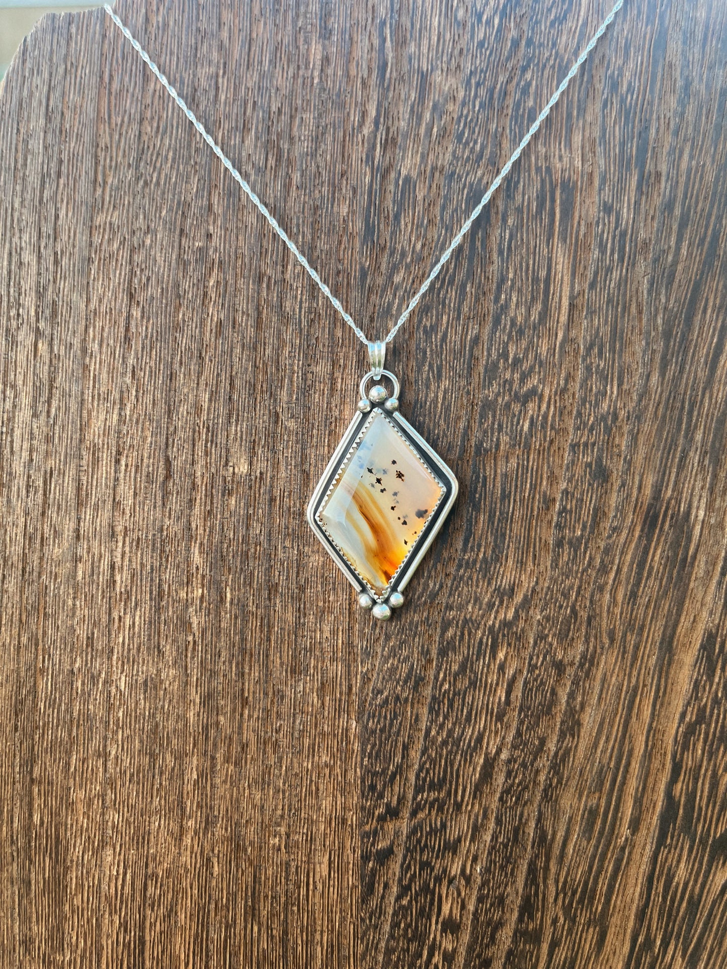 montana agate necklace