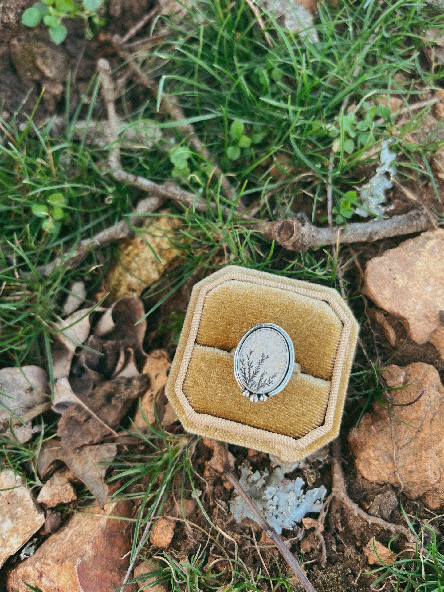 german dendrite ring size 7.5