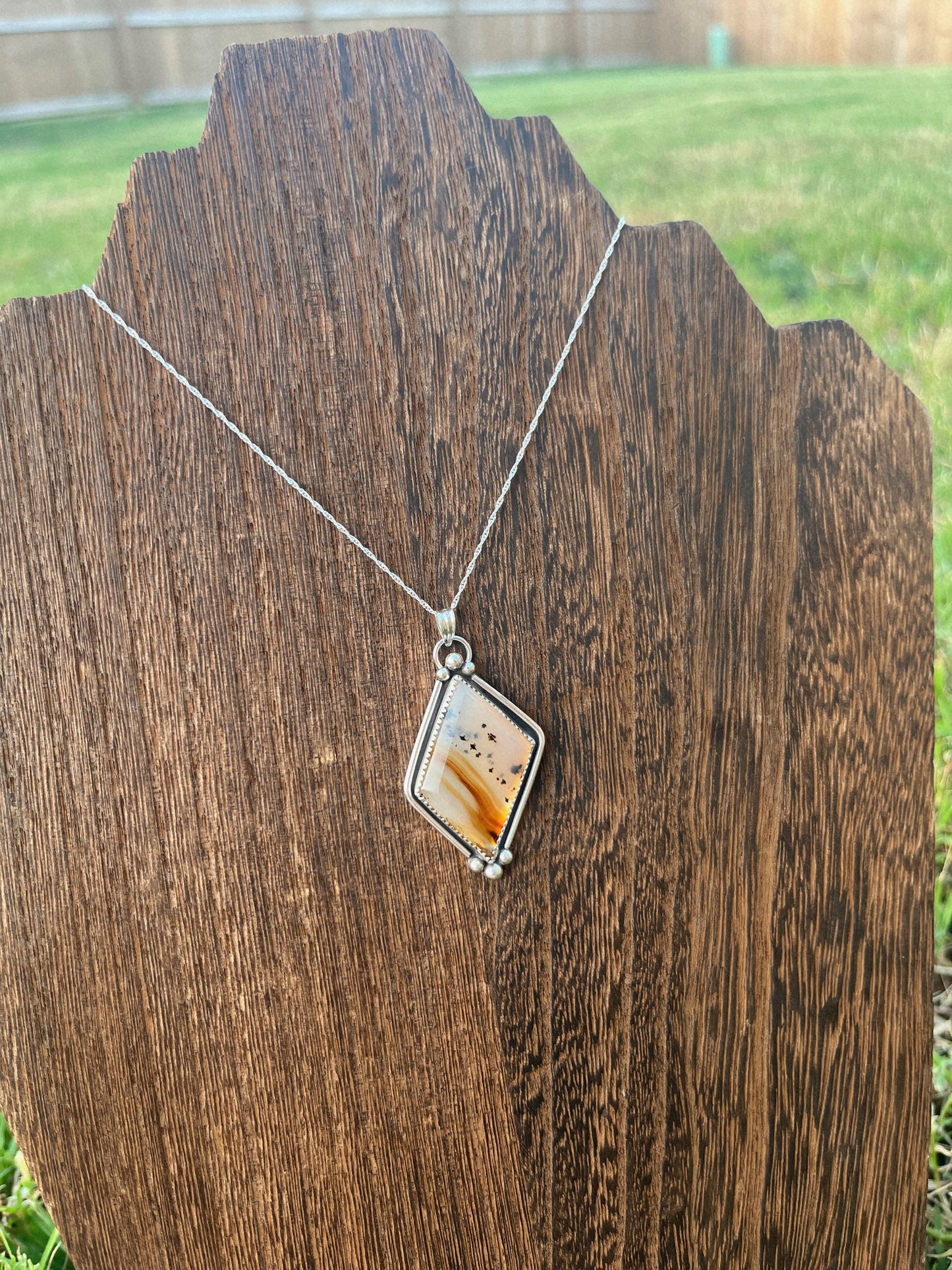 montana agate necklace