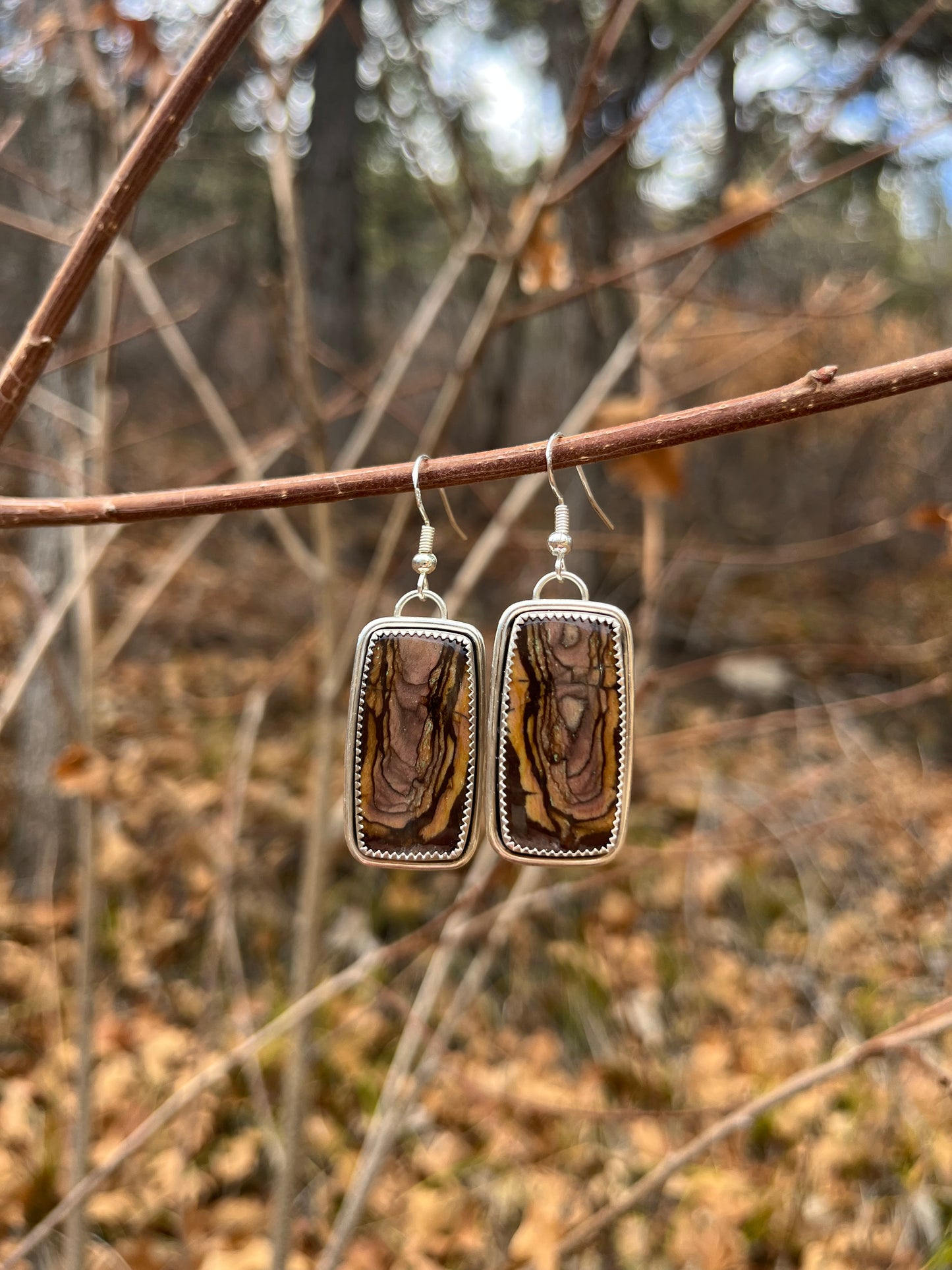 picture jasper earrings