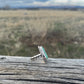 turquoise dainty ring size 4.5