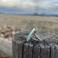 statement turquoise ring size 7