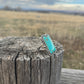 statement turquoise ring size 7