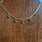 5 stack turquoise charm necklace