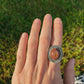 mexican fire opal ring size 8.5