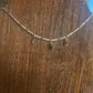 3 stack labradorite charm necklace