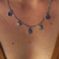 5 stack opal charm necklace