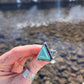 triangle turquoise + thick double band size 8