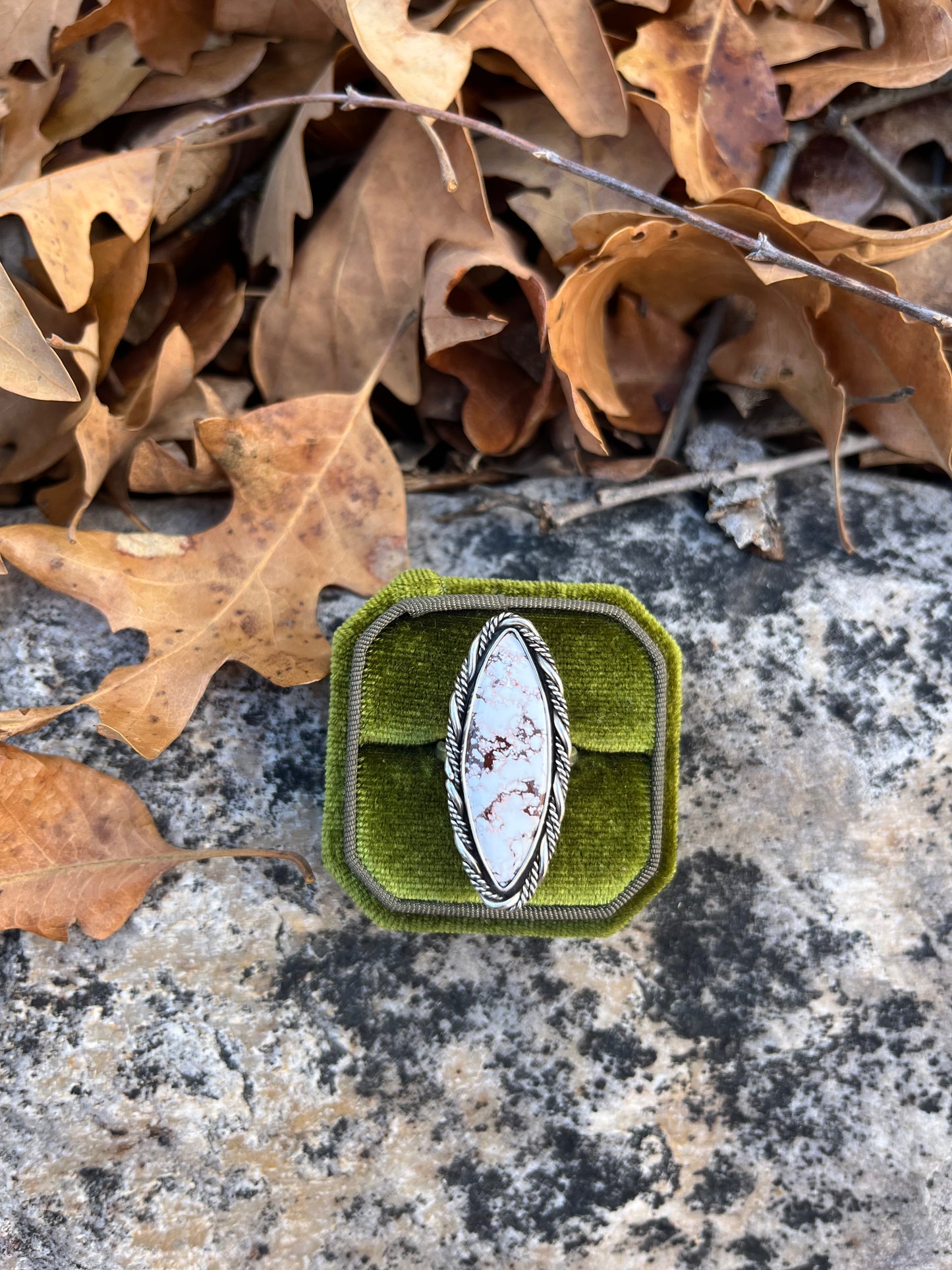 wild horse turquoise ring size 6.5