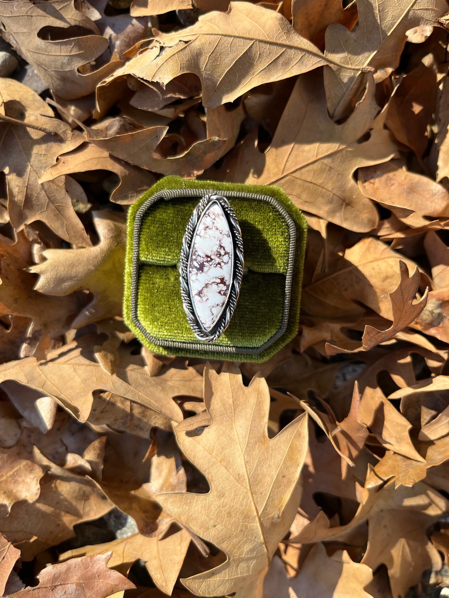 wild horse turquoise ring size 6.5