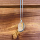fossilized corral necklace
