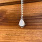moonstone tear drop necklace