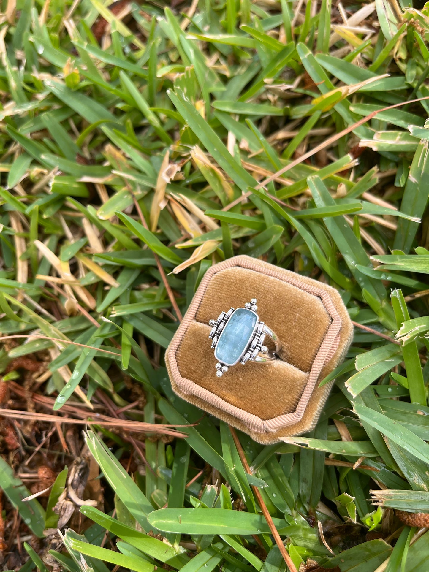 aquamarine ring size 6.25-6.5