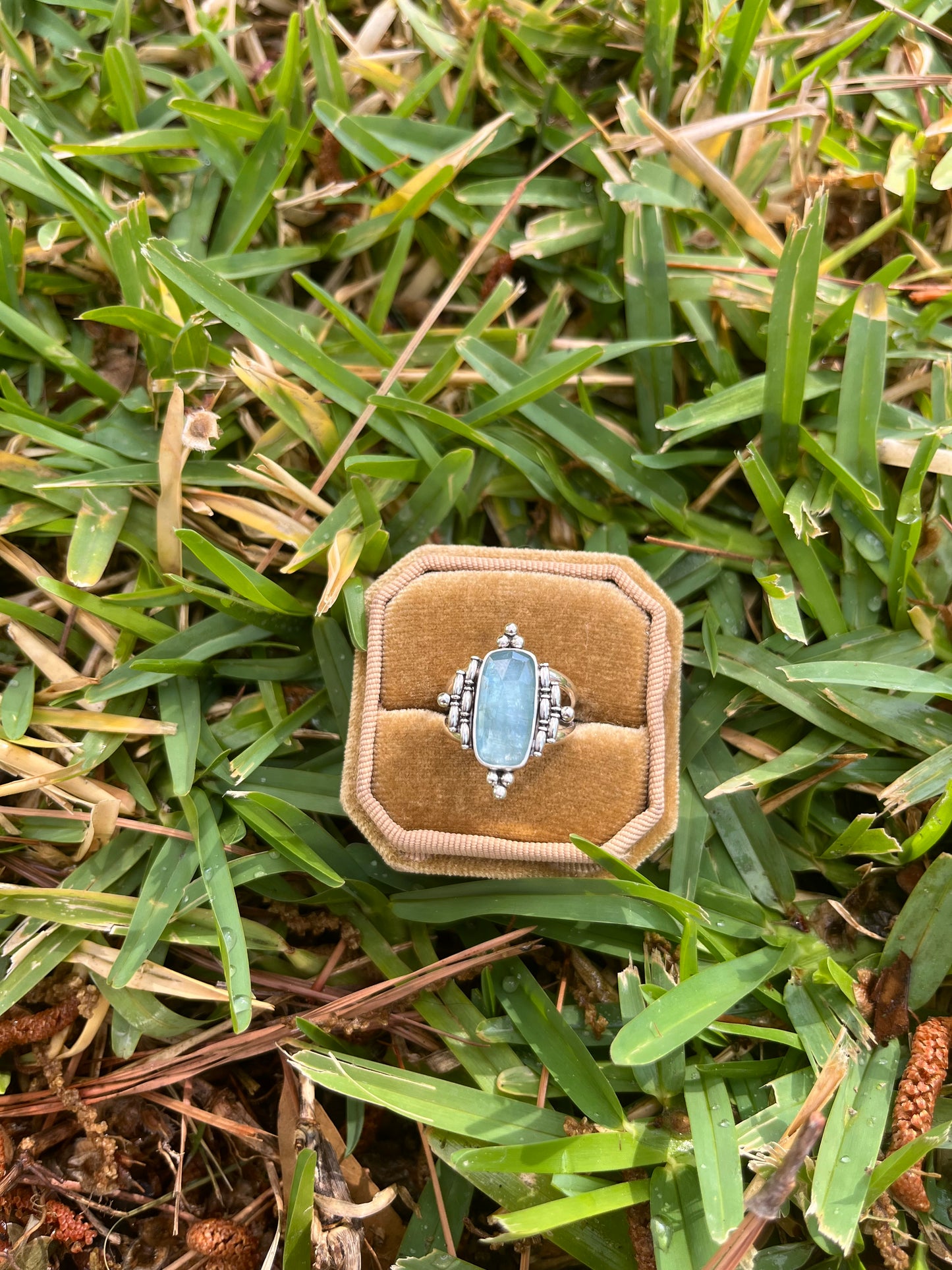 aquamarine ring size 6.25-6.5