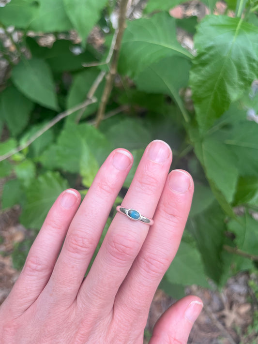 #10 turquoise ring size 6.5-7