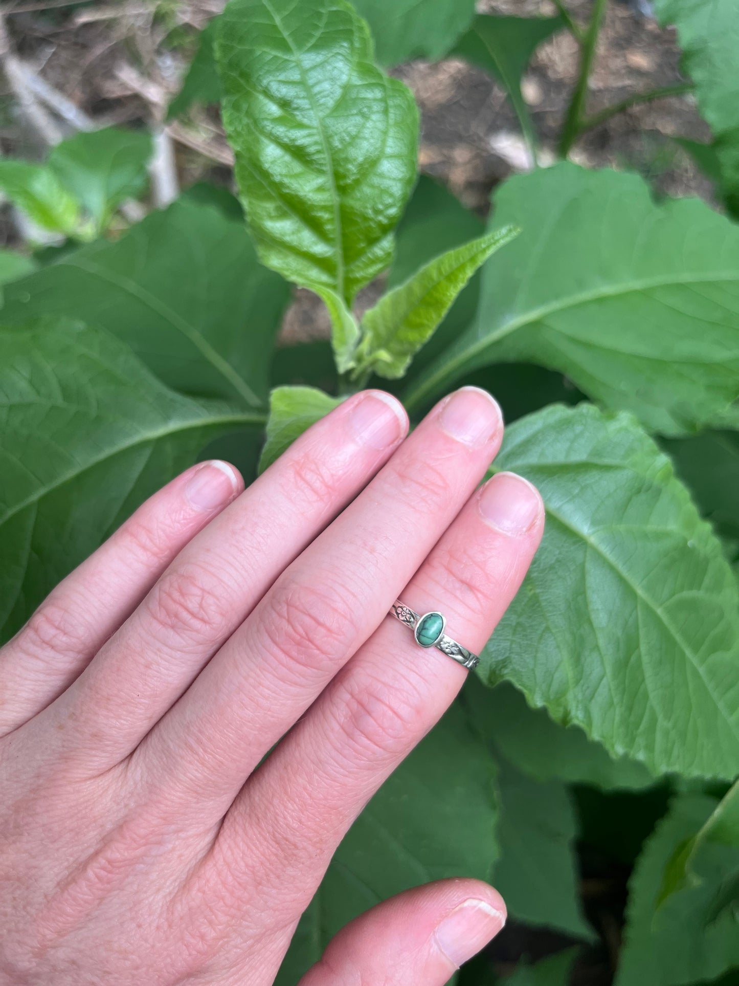 #9 turquoise ring size 7