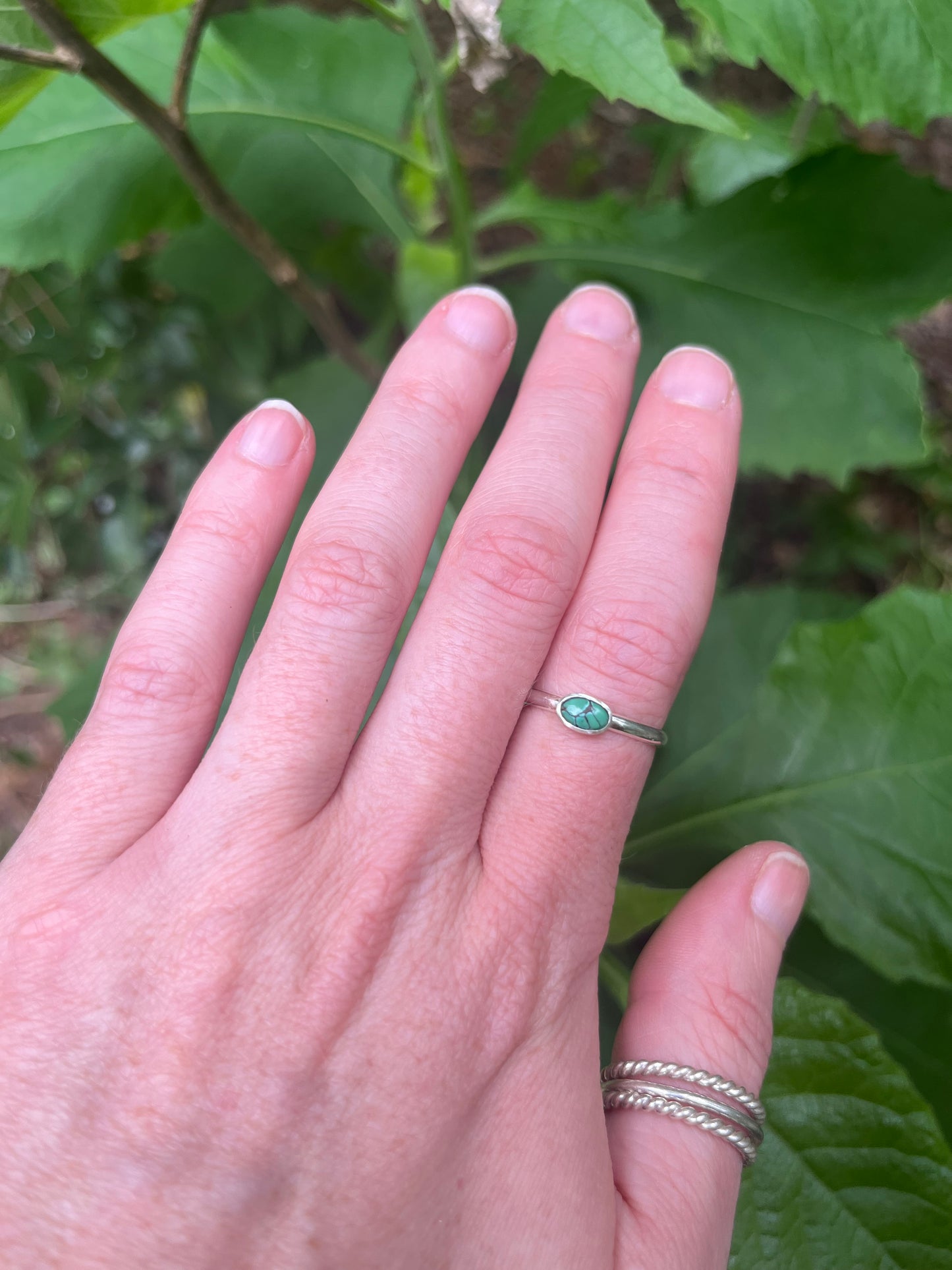 #3 turquoise ring size 8