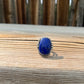 lapis lazuli statement ring size 6.75