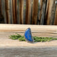 lapis lazuli crescent moon statement ring size 6.75