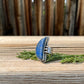 lapis lazuli crescent moon statement ring size 8.5