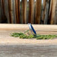 lapis lazuli crescent moon statement ring size 8.5