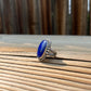 lapis lazuli statement ring size 6.75