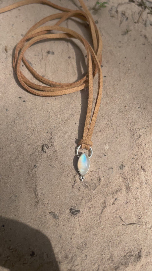 moonstone pendant necklace