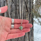 orvil jack turquoise + sterling silver dainty necklace